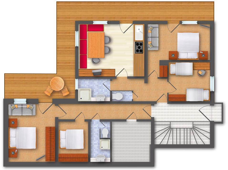 Landhaus Alpenjaeger Hainzenberg Chambre photo